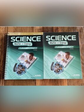 Abeka Science Matter Energy Lab Manual Student Book Teacher Second Edition 9th